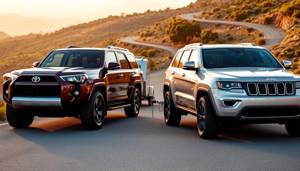 4Runner and Grand Cherokee Towing Comparison