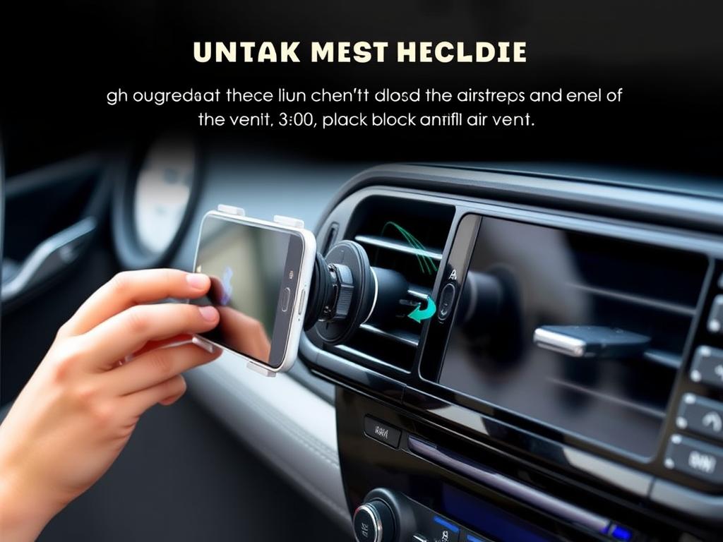 Autorder Air Vent Mount for Toyota Corolla showing vent clip installation