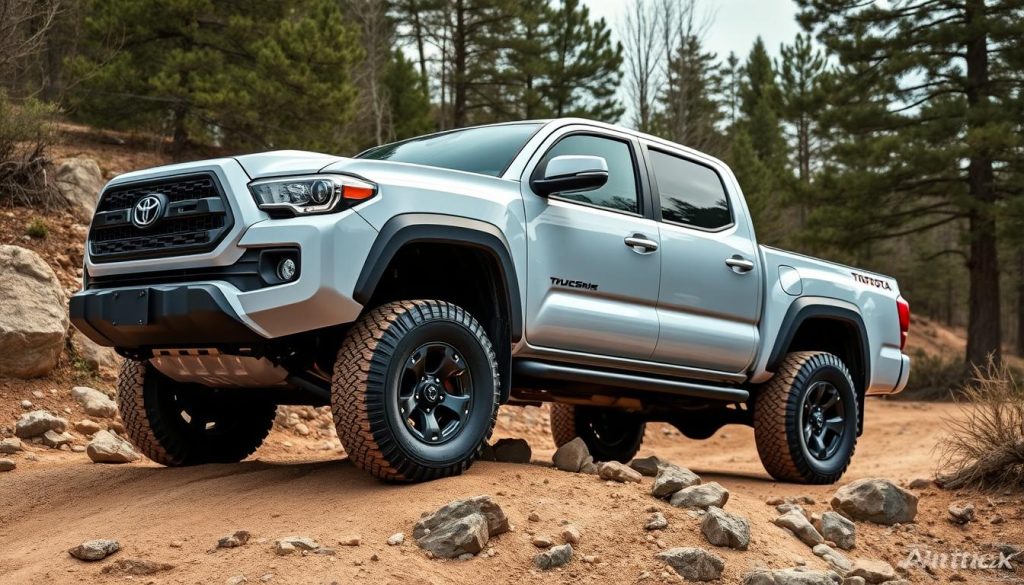 Bilstein 5100 Series lift kit installed on a 2025 Toyota Tacoma