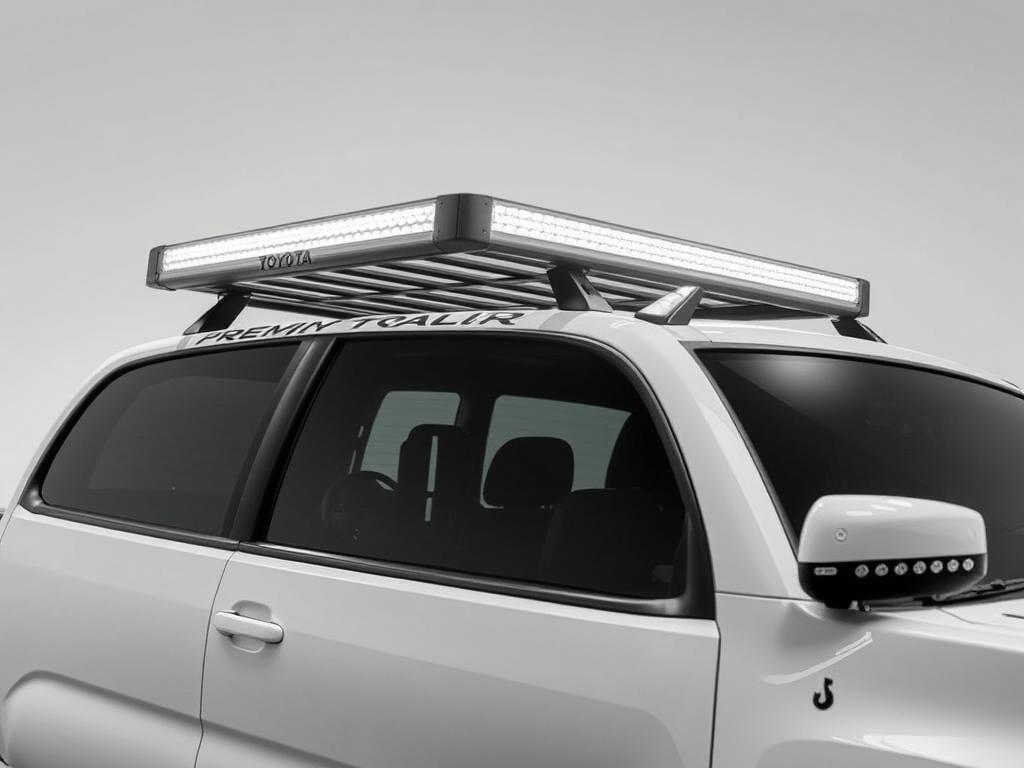 Cali Raised LED Premium Roof Rack - best tacoma roof rack with light bar