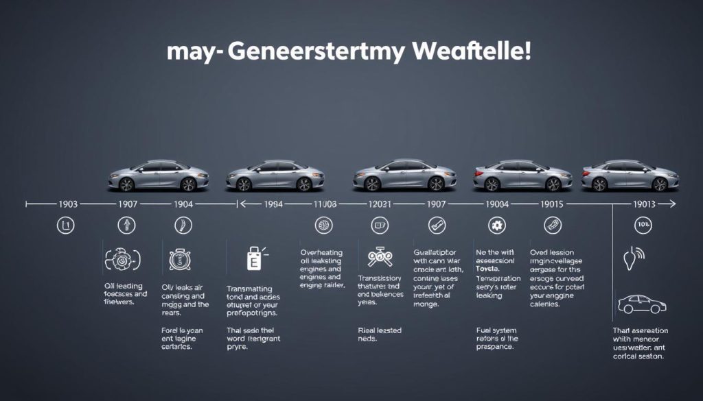 Camry generation problems by model year