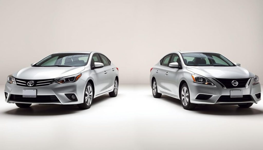 Compact Sedan Comparison Corolla Sentra