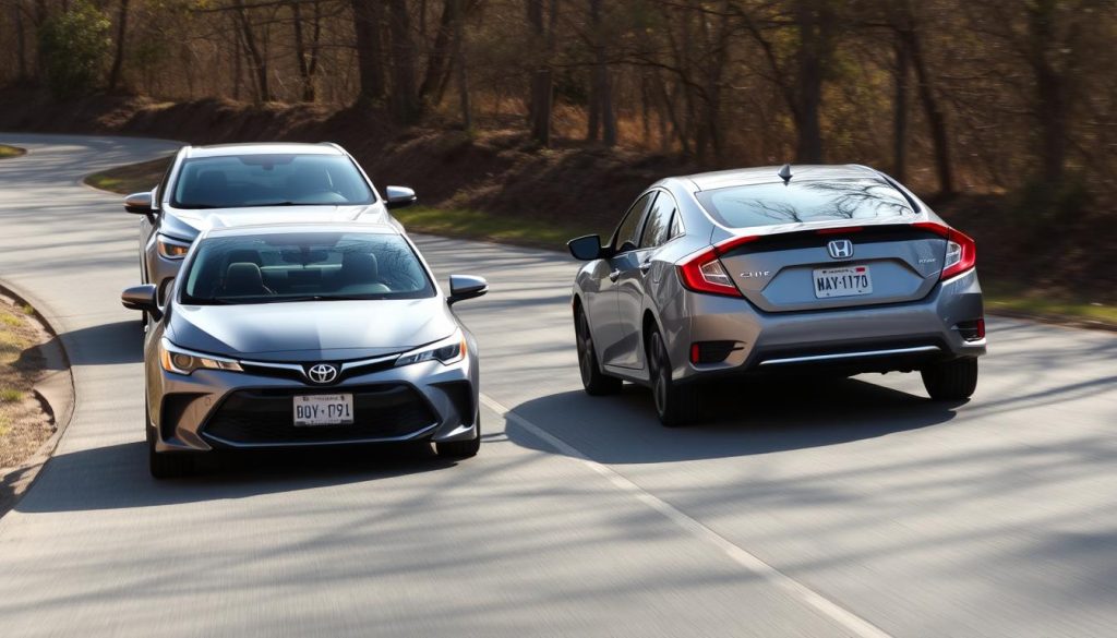 Corolla vs Civic Driving Experience Comparison