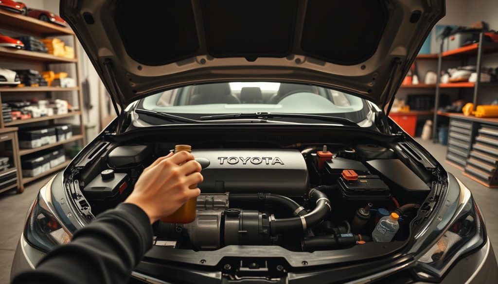 DIY oil change Toyota maintenance