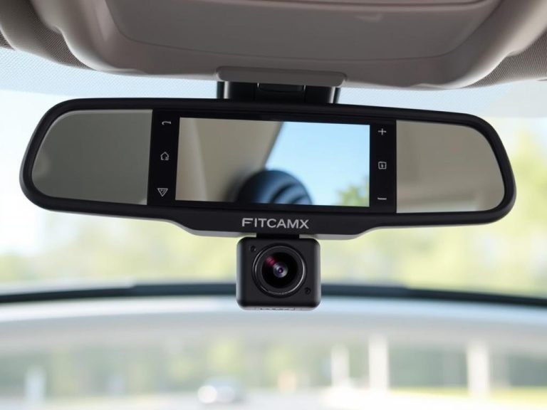 Fitcamx 4K Dash Cam for Toyota RAV4 2025 installed in vehicle