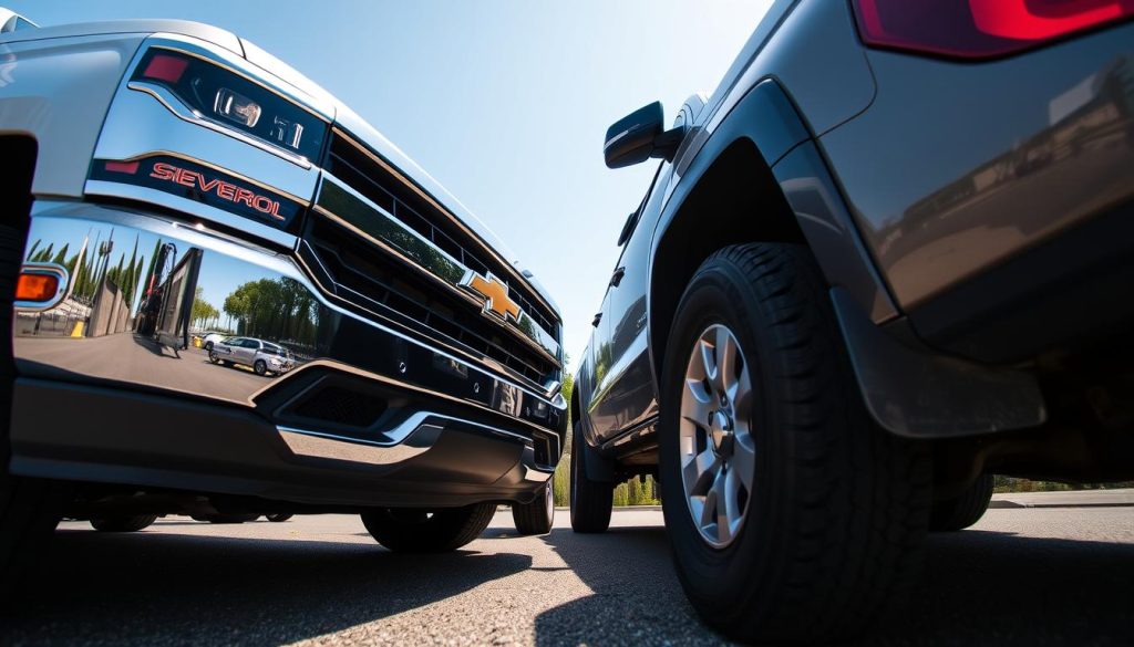 Full-size trucks exterior comparison