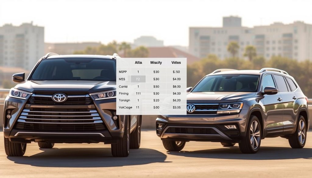 Highlander vs Atlas Price Comparison