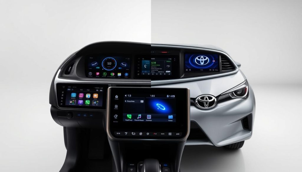Honda Civic and Toyota Corolla Infotainment Systems