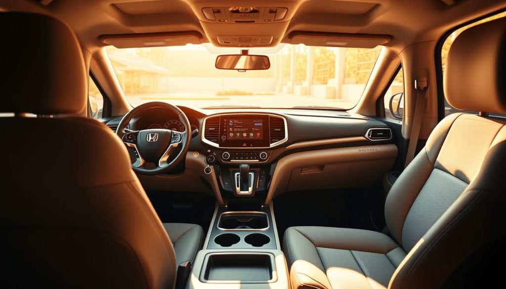 Honda Ridgeline crew cab interior