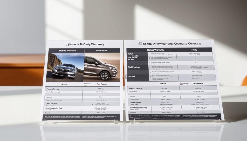 Honda SUV Warranty Comparison