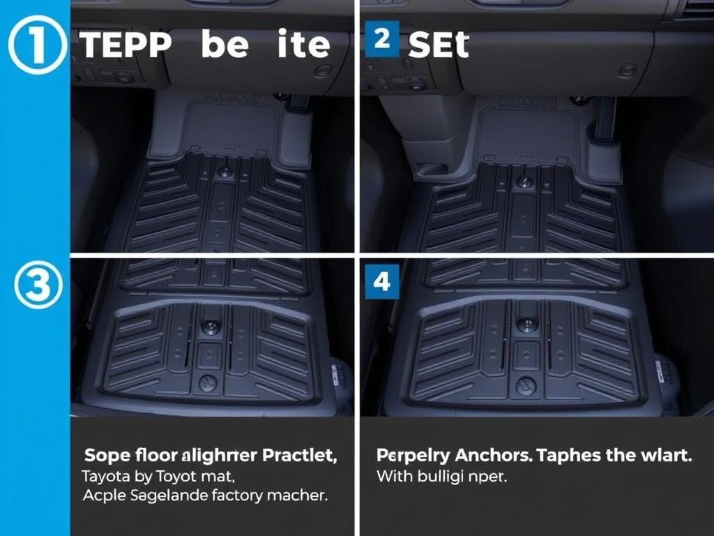 Installing floor mats in a Toyota RAV4