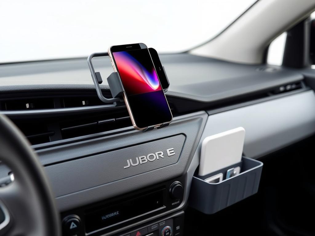 Juborre Dashboard Mount for Toyota Corolla showing dash organizer feature
