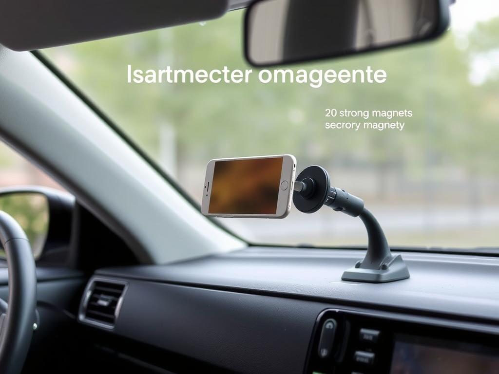 Kaistyle MagSafe Mount for Toyota Corolla showing strong magnetic attachment