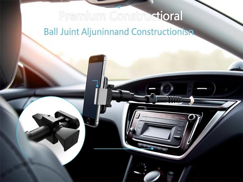 LUNQIN Interior Mount for Toyota Corolla showing premium aluminum construction