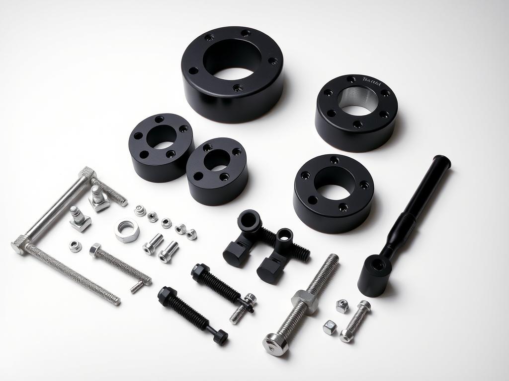 MOTORTANE E210 Toyota Corolla lift kit with front and rear polyurethane spacers