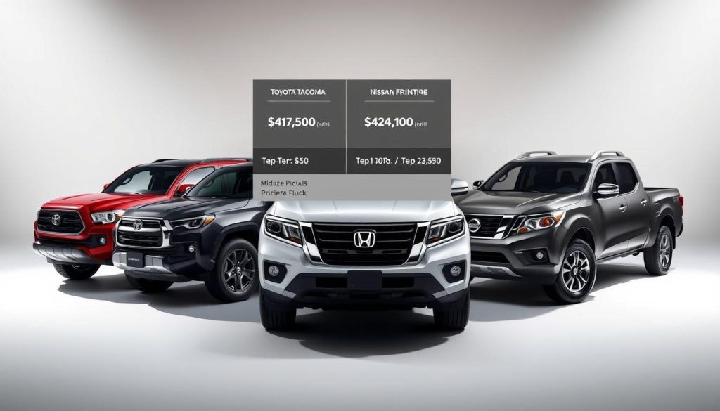 Midsize Trucks Price Comparison