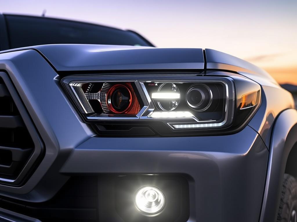 Morimoto XB LED Headlights installed on Toyota Tacoma - best LED headlights for Toyota Tacoma 2025 review