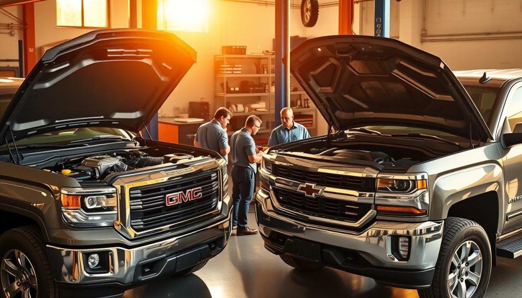 Pickup Trucks Maintenance Comparison