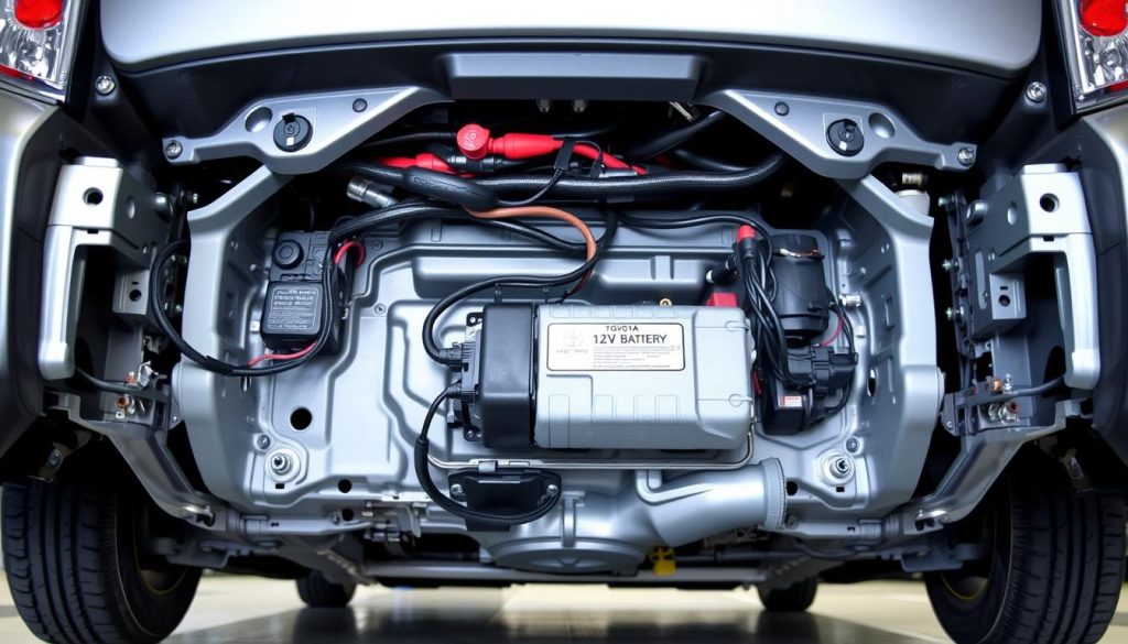 Prius 12V battery location and replacement