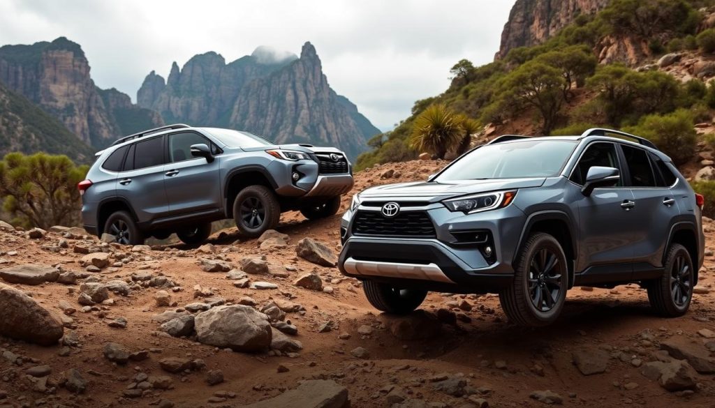 RAV4 and Forester Off-Road Comparison