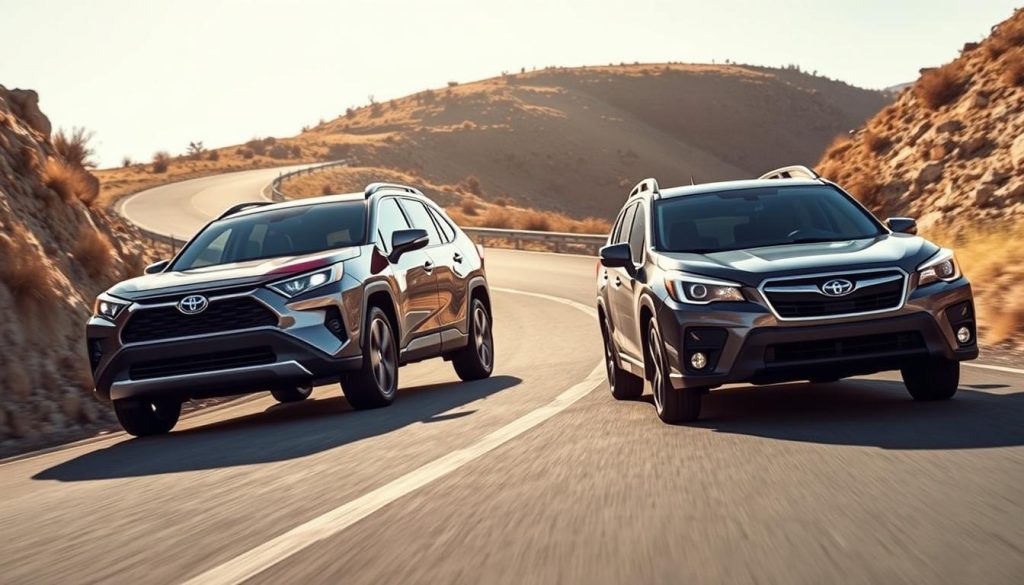 RAV4 vs Forester Driving Comparison