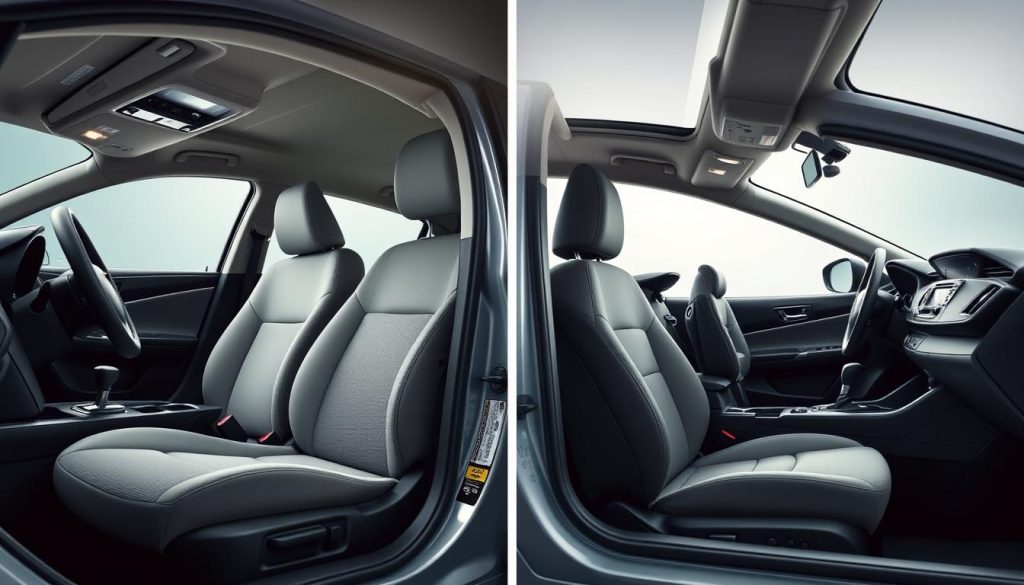 Sedan Interior Comparison