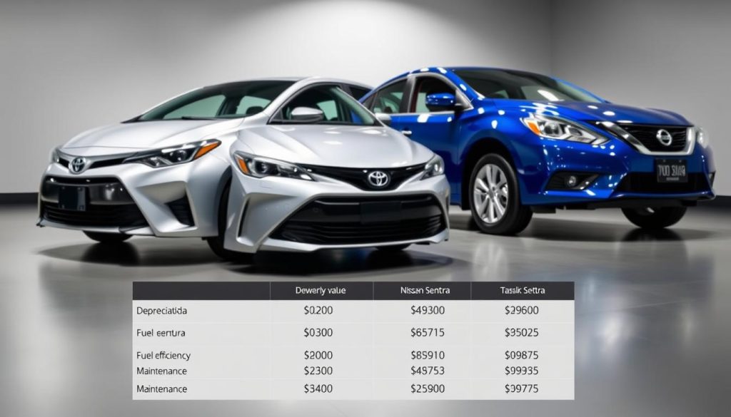 Sedan Ownership Cost Comparison