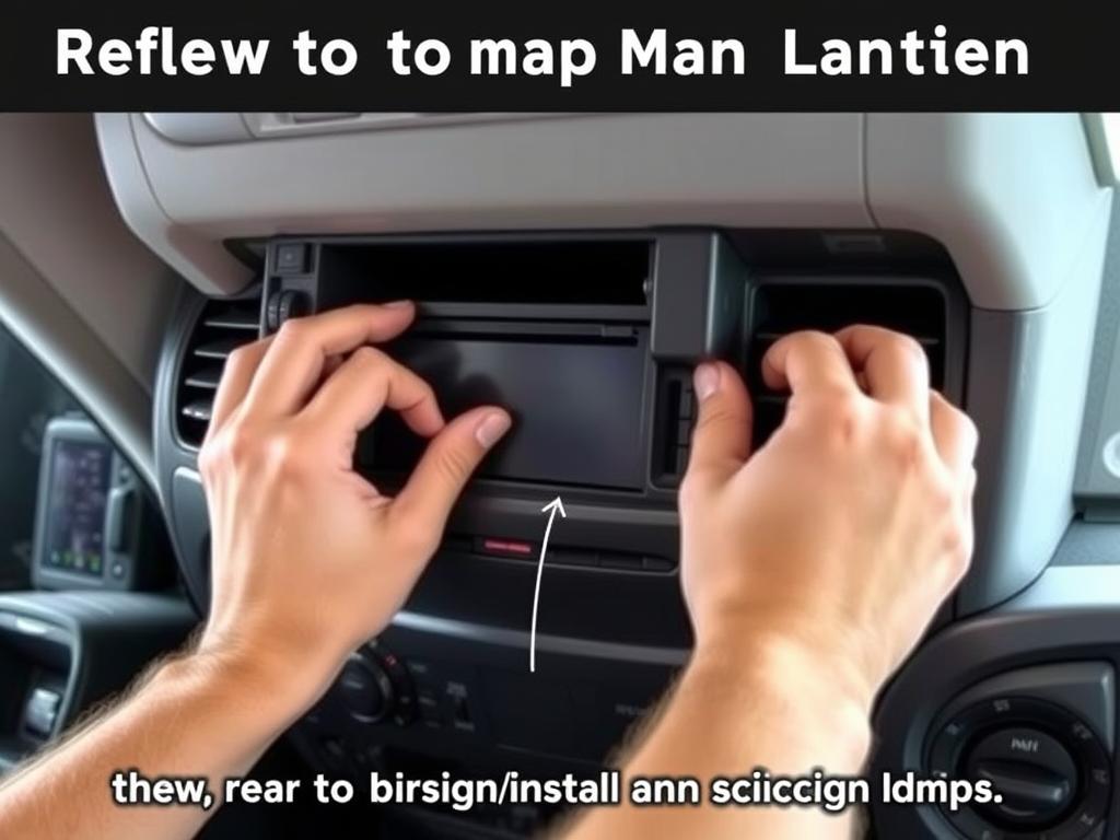 Step-by-step Toyota Tacoma dash cam installation - removing map light console