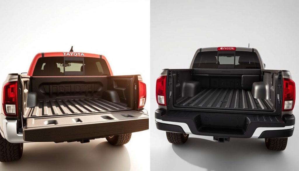 Tacoma and Colorado Truck Bed Comparison