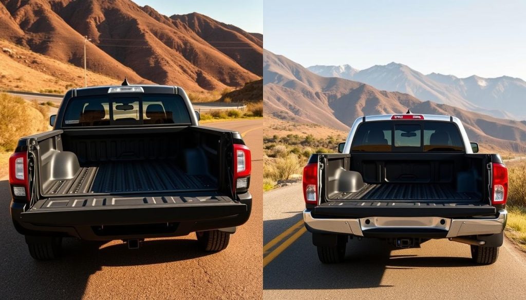 Tacoma and Frontier Truck Bed Comparison
