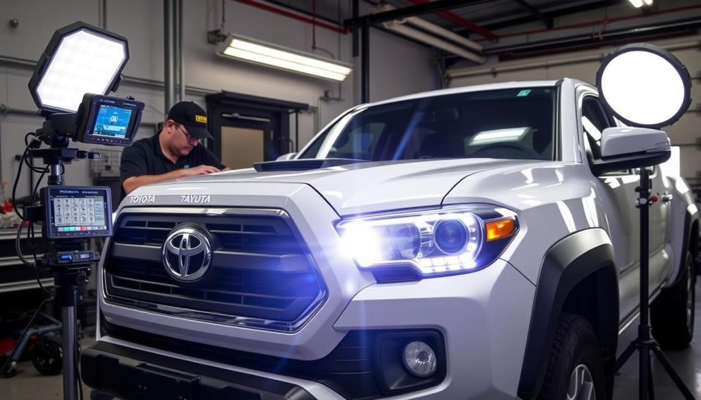 Testing Toyota Tacoma LED headlights in our garage - best LED headlights for Toyota Tacoma 2025 review