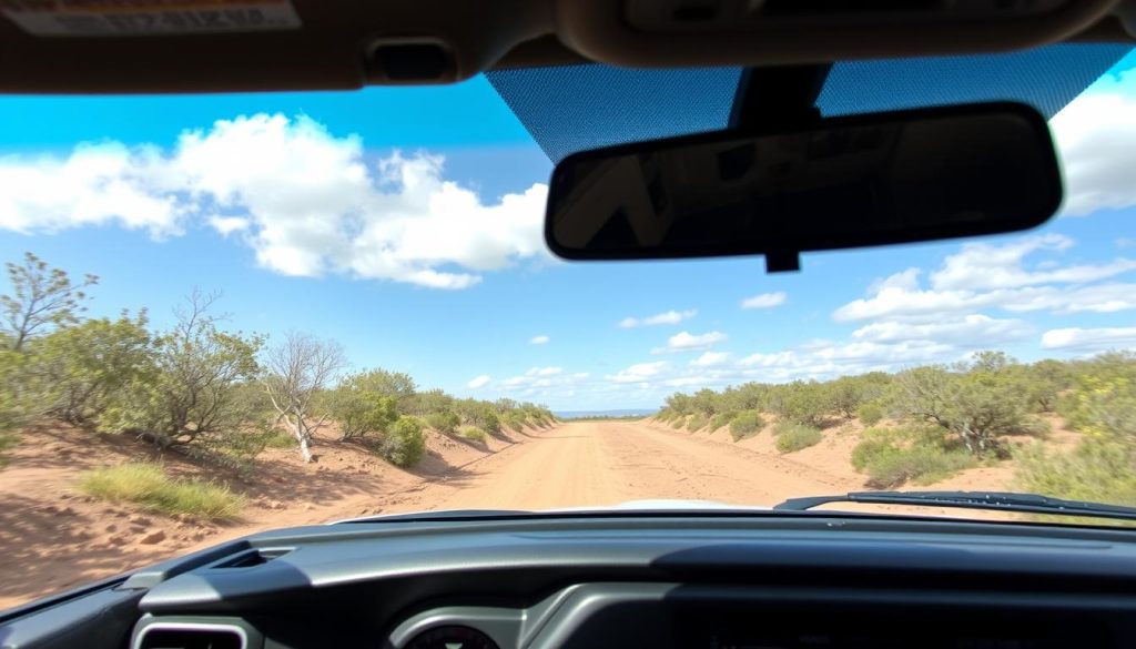 Testing Toyota Tacoma phone mounts on off-road trails - Author-Owned