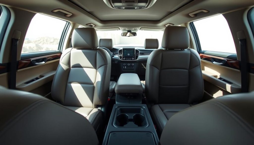 Three-row SUVs Interior Comparison