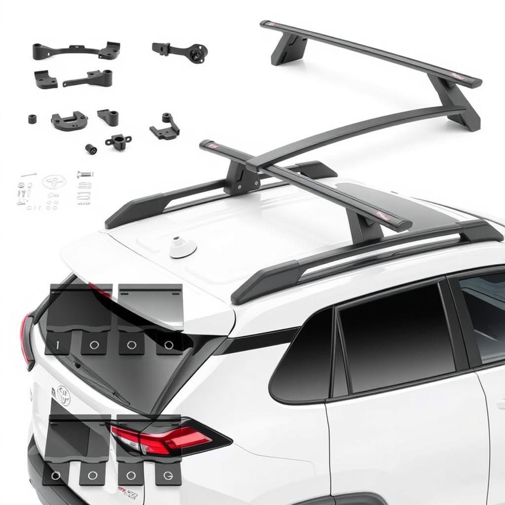 Thule Evo Raised Rail Toyota RAV4 roof rack - best roof rack for Toyota RAV4 2025 review