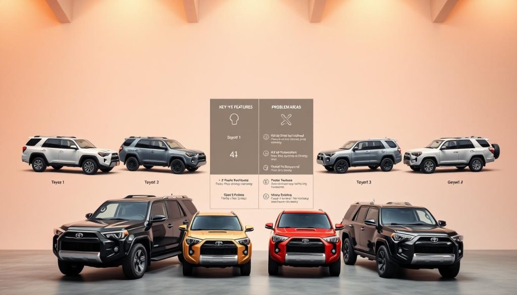 Toyota 4Runner generation problems comparison