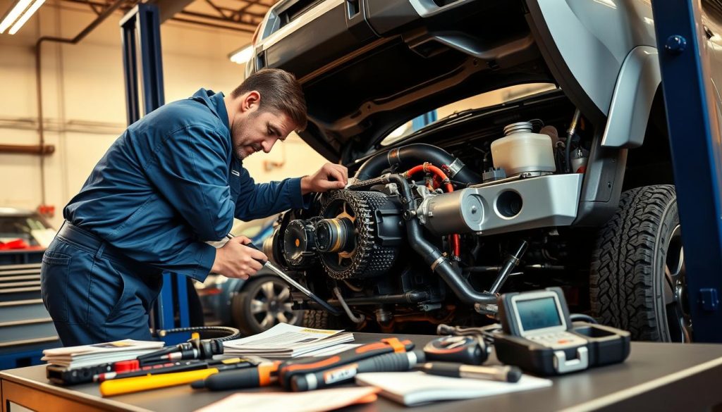 Toyota 4Runner timing chain repair diagnostic process