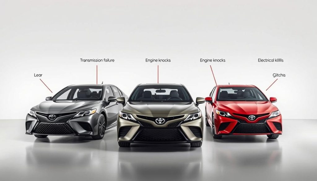 Toyota Camry generation-specific problems comparison
