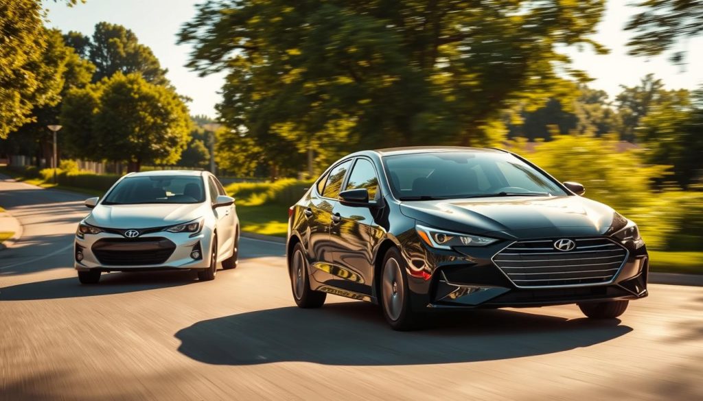 Toyota Corolla and Hyundai Elantra Driving Experience