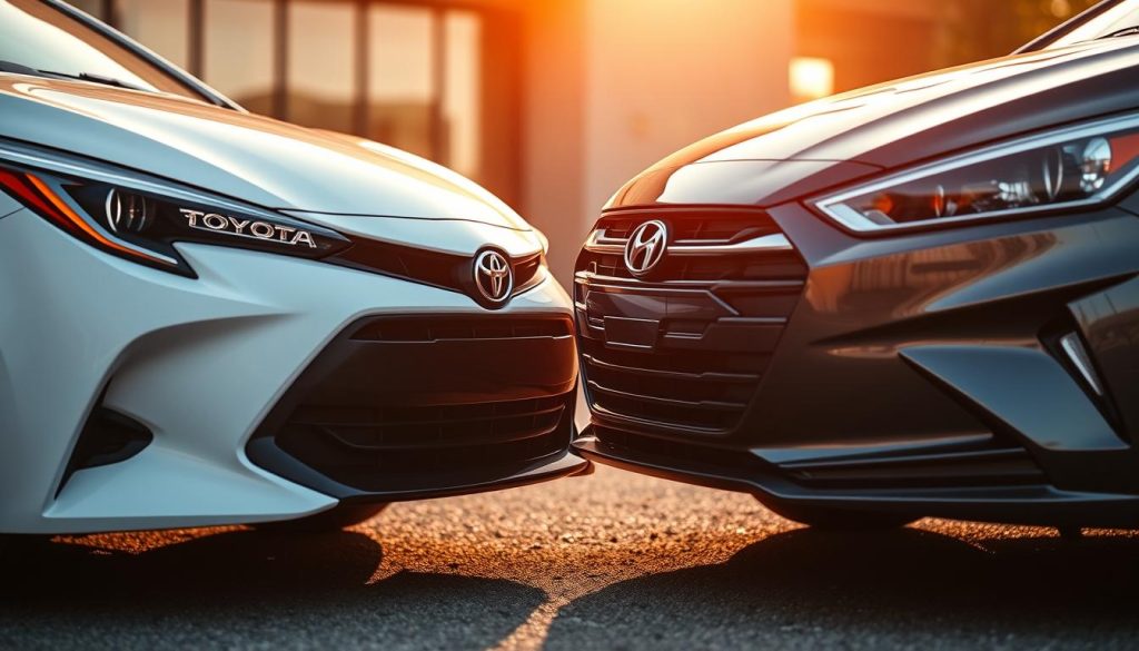 Toyota Corolla and Hyundai Elantra Exterior Design Comparison