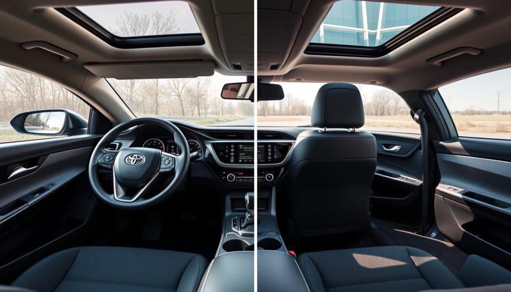 Toyota Corolla and Hyundai Elantra Interior Comparison