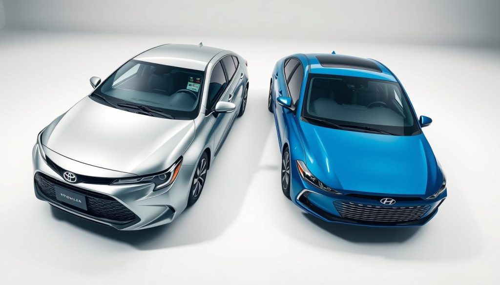 Toyota Corolla and Hyundai Elantra Safety Features
