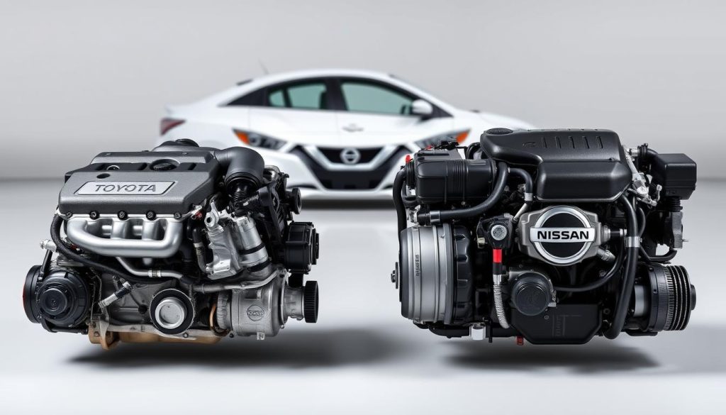 Toyota Corolla and Nissan Sentra Engine Comparison