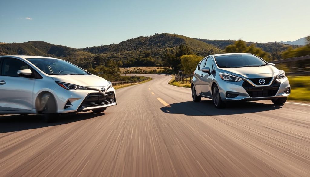 Toyota Corolla and Nissan Versa Driving Performance