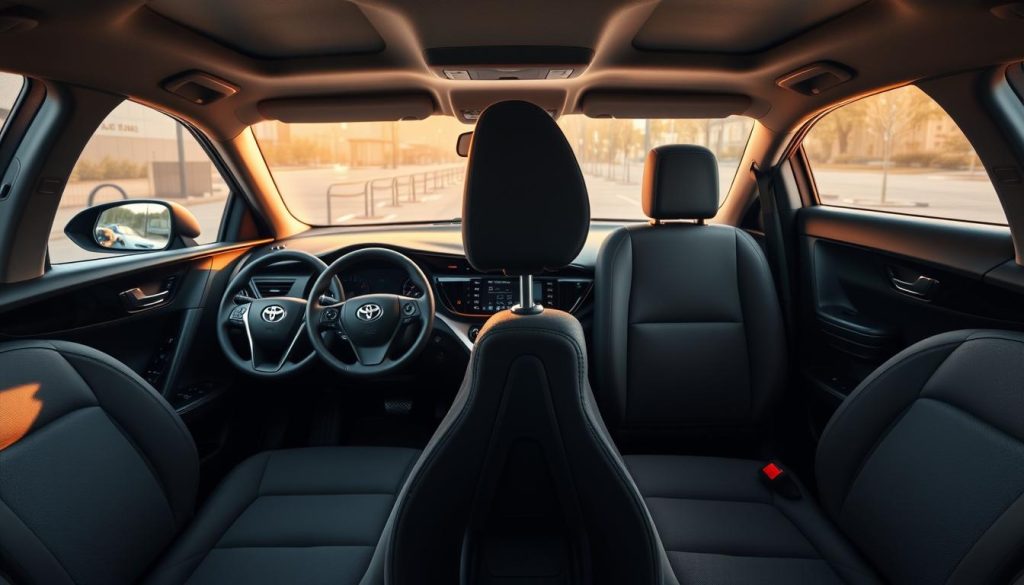 Toyota Corolla and Nissan Versa Interior Features