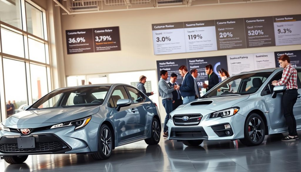 Toyota Corolla and Subaru Impreza Customer Satisfaction
