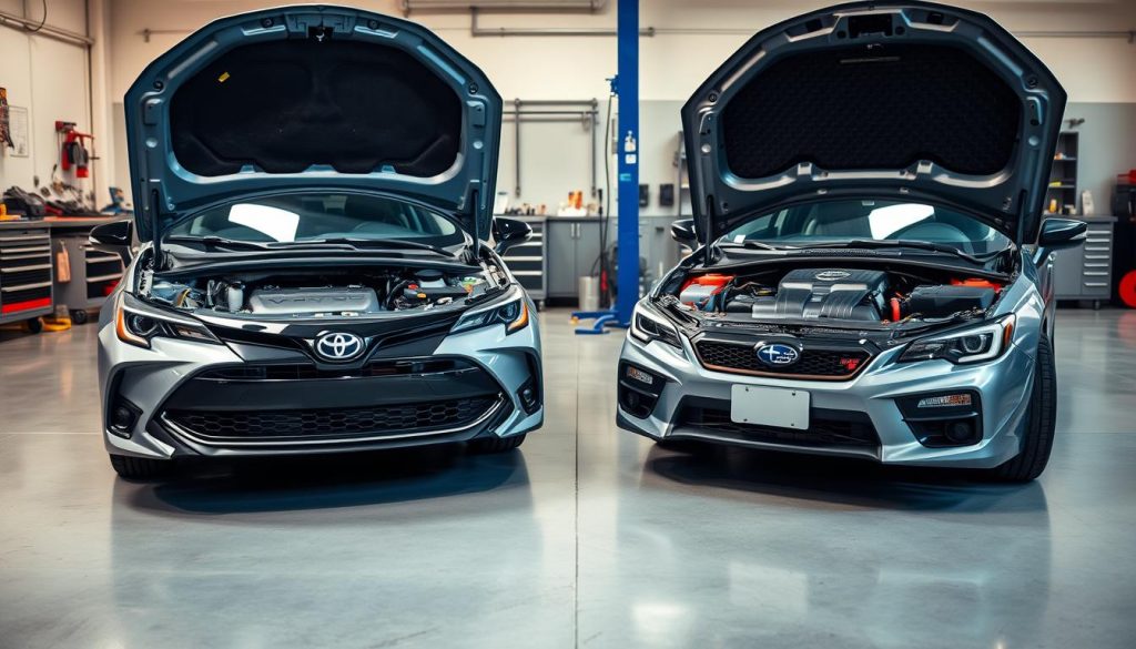 Toyota Corolla and Subaru Impreza Maintenance Comparison