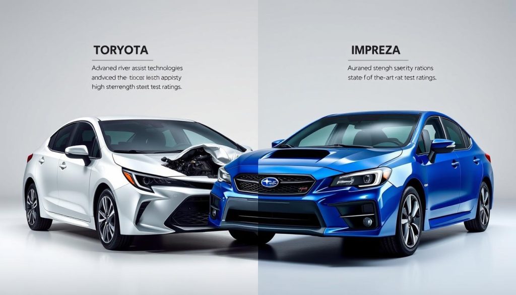 Toyota Corolla and Subaru Impreza Safety Comparison