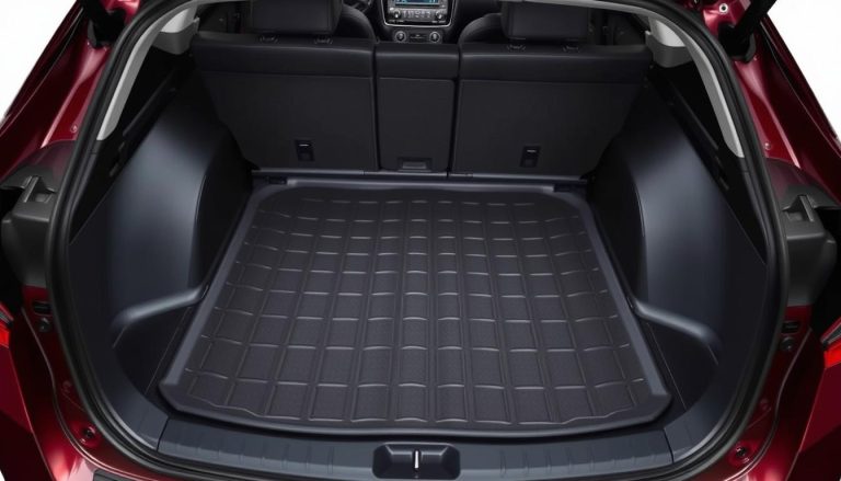 Toyota Corolla cargo liner installed in trunk showing perfect fit and protection