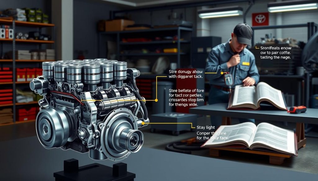 Toyota Corolla engine knock response procedures