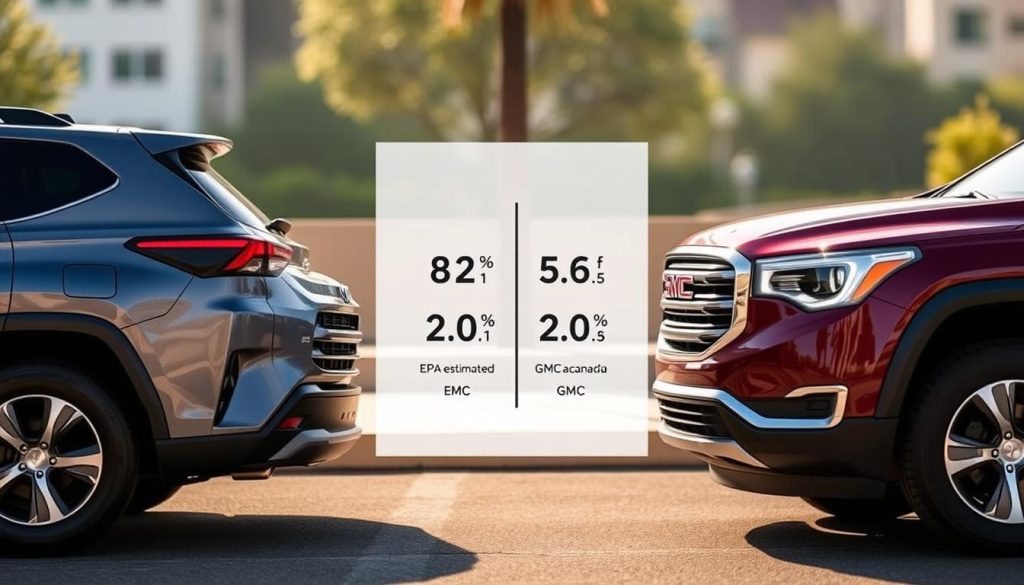 Toyota Highlander and GMC Acadia Fuel Efficiency Comparison